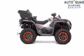 Daumennagel 16 - CFMOTO CFORCE 1000 TOURING PRO ABS inkl. Sitz-Griff-Daumengasheizung, Front & Heckbumper, Heckkoffer