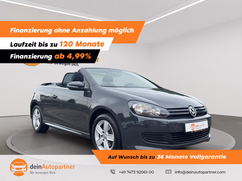 Volkswagen Golf VI Cabriolet 1.4 TSI BMT Navi / Klima / el. Verdeck / Tempomat