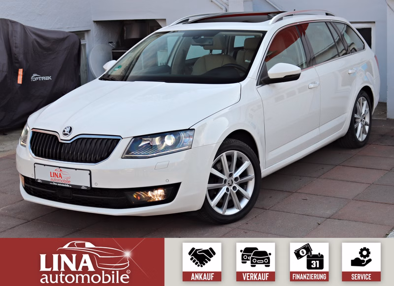 Skoda Octavia Combi 4x4 2.Hd PANO Navi Leder BiXen AHK