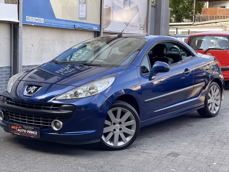Peugeot 207 CC 1.6 Cabrio-Coupe SPORT+ TÜV NEU+ KLIMA+ SHZ+ PDC+E- FENSTER