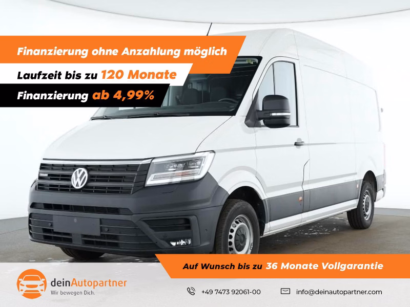 Volkswagen Crafter Kasten e- mittellang Hochdach LED Navi RFK