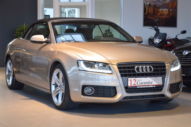 Audi A5 Cabriolet 2.0 TFSI 3x S-LINE|SPORT PLUS|SHZ| Gebrauchtwagen Kaufen | EZ 09/2009 | Preis 11.990 €