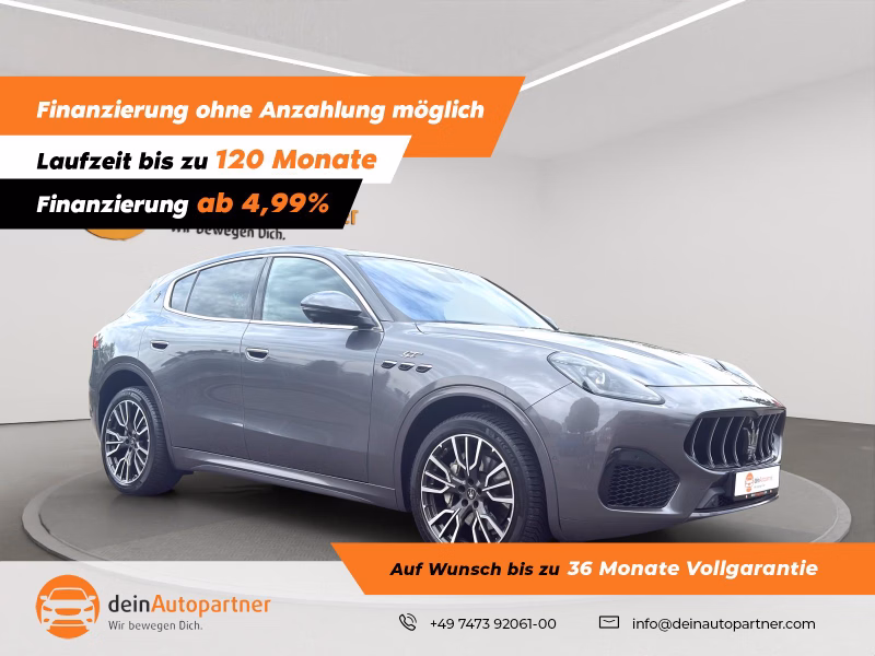 Maserati Grecale GT /LED/LEDER/HUD/PANO/360° KAMERA/VIRTUAL COCKPIT