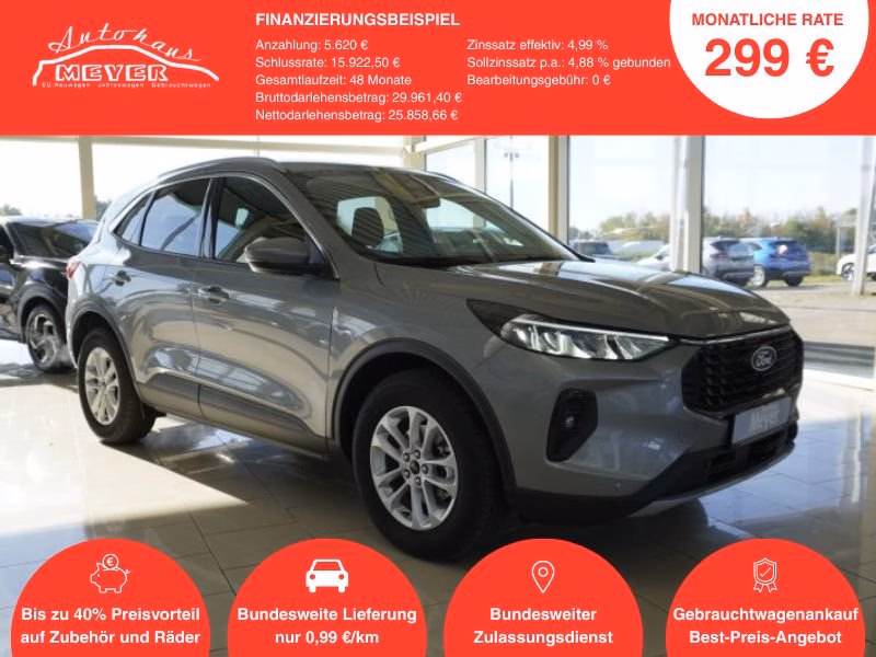 Ford Kuga 1,5 186PS Aut.5*J.Gar/LED/Navi/Winterp.    **