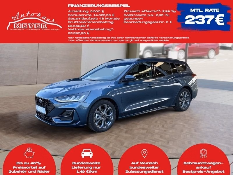 Ford Focus ST-Line X 1.0 155PS Aut.aAHK/LED/Kamera/Winterp. **