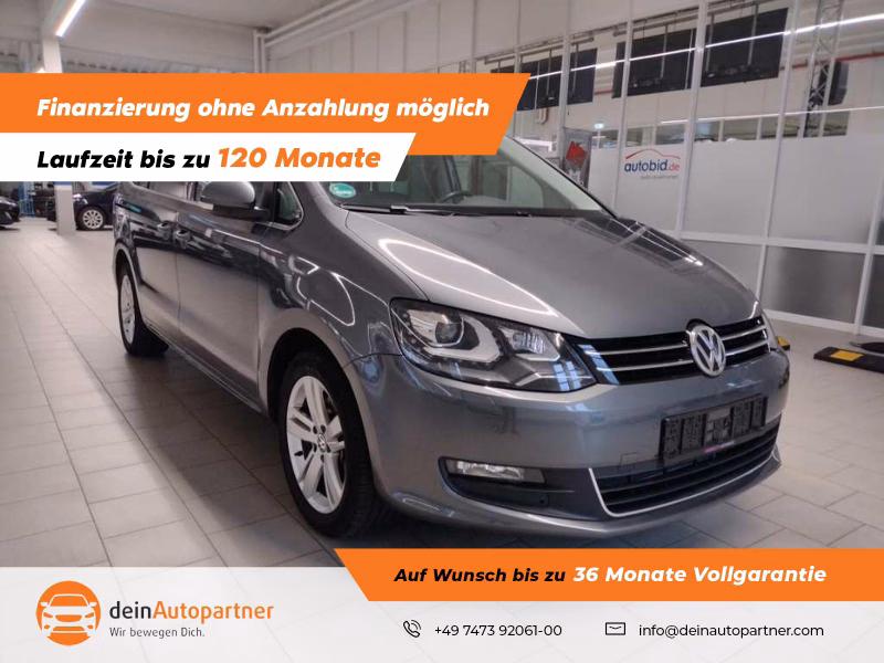 Volkswagen Sharan Comfortline 7 Si AHK Pano D.STH Navi RFK