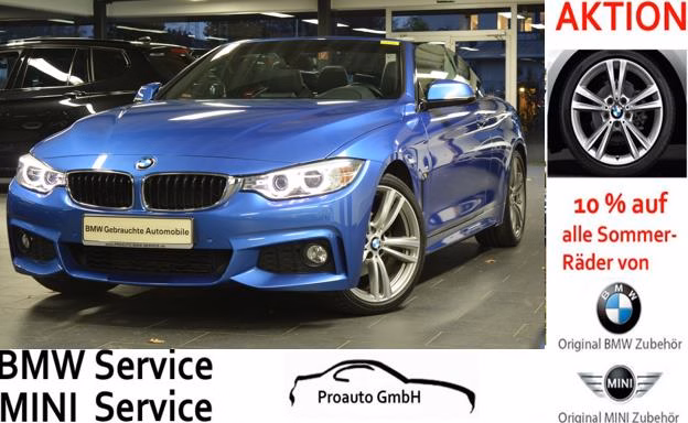 BMW 420d Cabrio Aut. M-SPORTPAKET/NAVI/HIFI/PDC