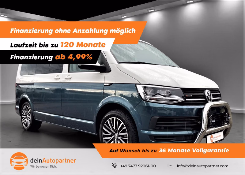 Volkswagen T6 California Coast 4Motion STANDHZ/AHK/LEDER/ACC/LED/RFK