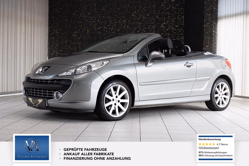 Peugeot 207 CC Cabrio-Coupe Roland Garros Navi Kamera