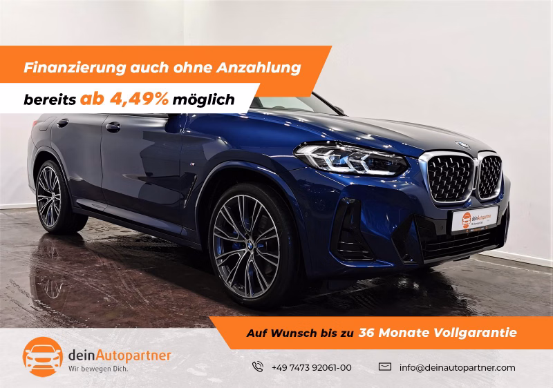 BMW X4 xDrive 30d M Sport LCI Navi Leder AHK StandHzg
