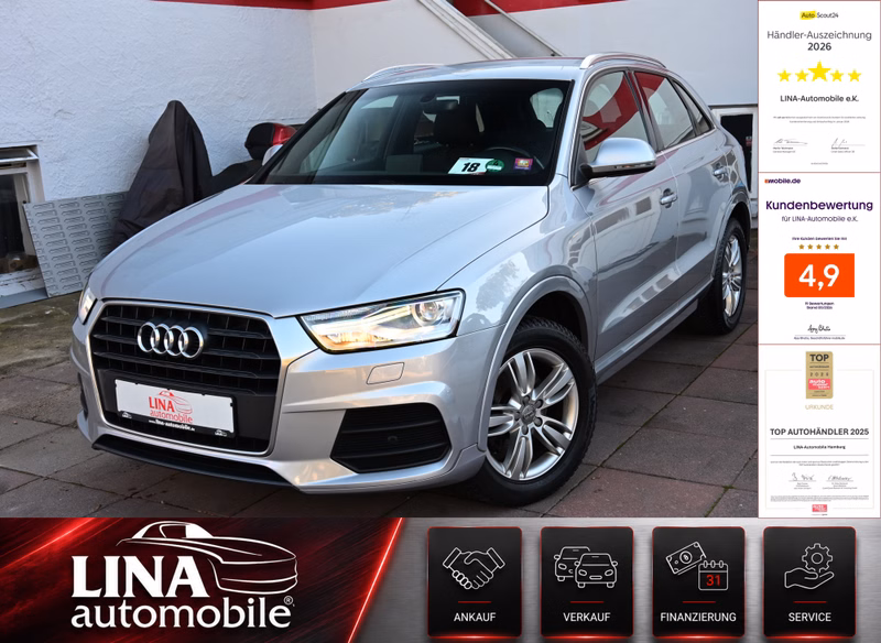Audi Q3 1.4 TFSI Sport 2Hd NaviDVD BiXen elHeck KeyGo