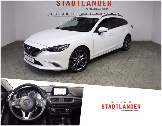 Mazda 6 Kombi Sports-Line Navi / Leder / Head-Up Gebrauchtwagen Kaufen | EZ 06/2015 | Preis 15.100 €