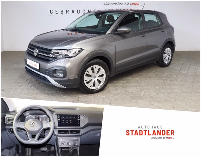 Volkswagen T-Cross AKTIONSPREIS bis 21.8. / 1.0 TSI DSG Lichtsensor BT-FSE KLIMA Used vehicle for sale | First registration 07/2019 | Price 17.700 €