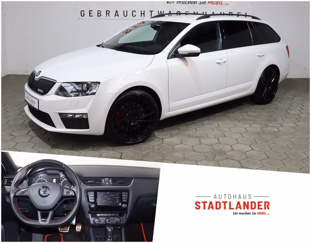 Skoda Octavia Combi RS 2.0 TDI DSG Navi Xenon CarPlay Gebrauchtwagen Kaufen | EZ 11/2015 | Preis 16.900 €