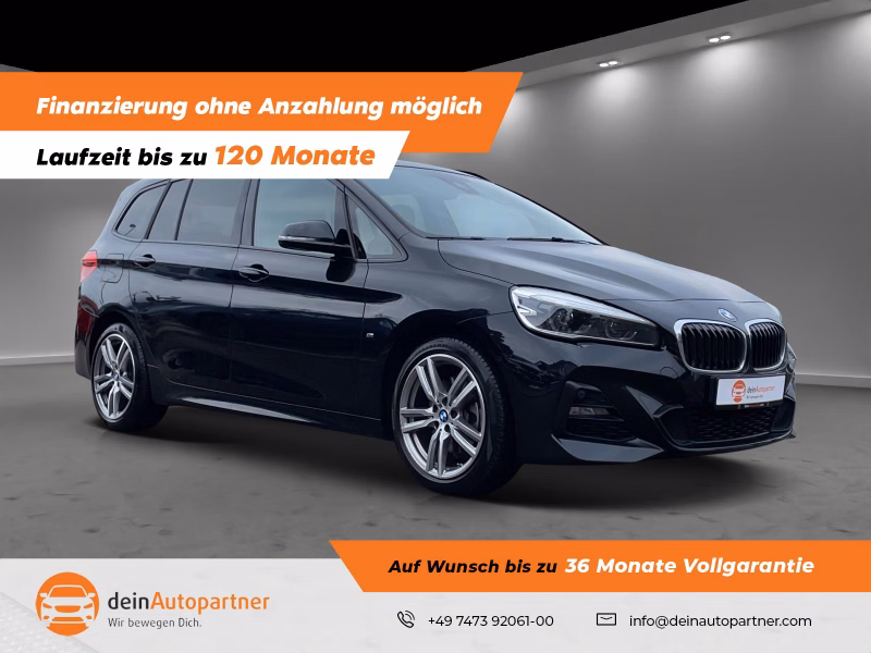 BMW 218i GT M Sport 7 Sitze Leder Navi AHK 49.800€