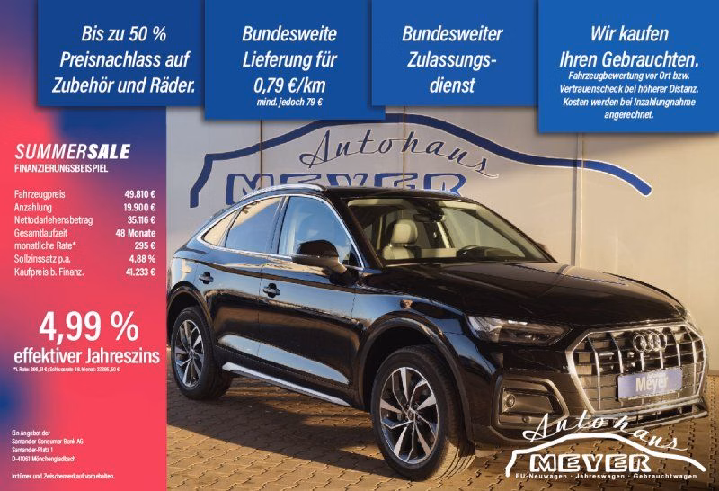 Audi Q5 Sportback 40TFSI 4*J.Gar/Matrix/Leder/el.Klap