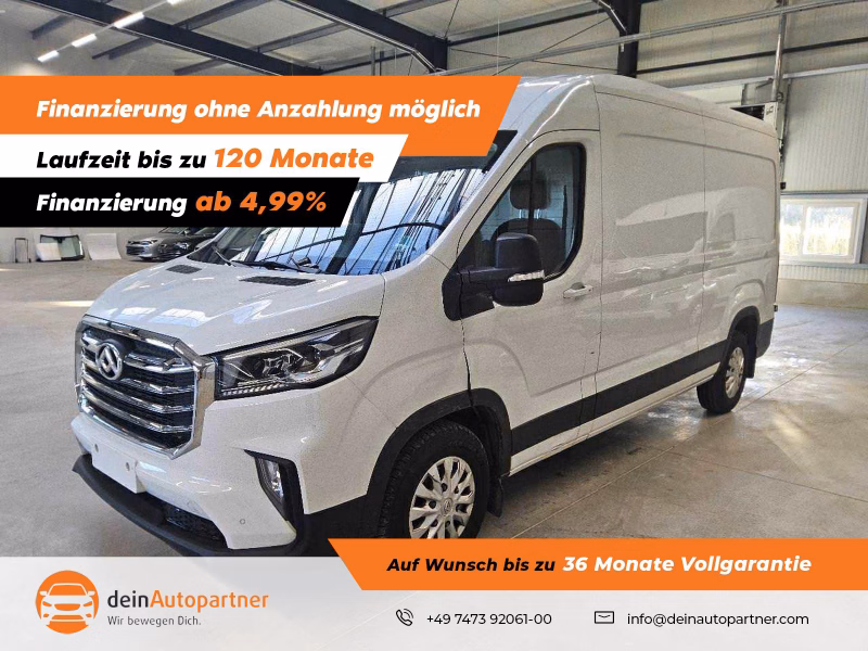 Maxus Kasten DIESEL DELIVER 9/ 6 X im Bestand/ L3H2 3,5 KLIMA/DAB/TEPOMAT/FREISPRECH/PDC