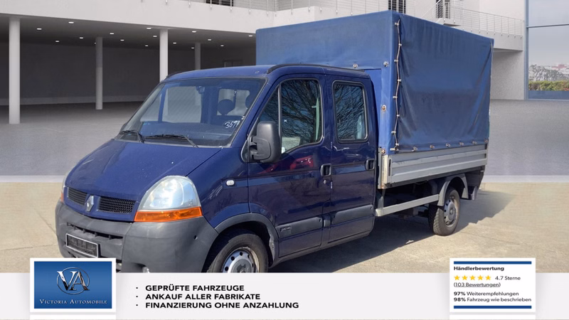 Renault Master II Phase 2 DoKa Pritsche Radstand 4078mm