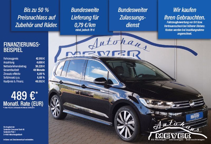 Volkswagen Touran R-Line 1,5TSI DSG UPE=53500€!  **