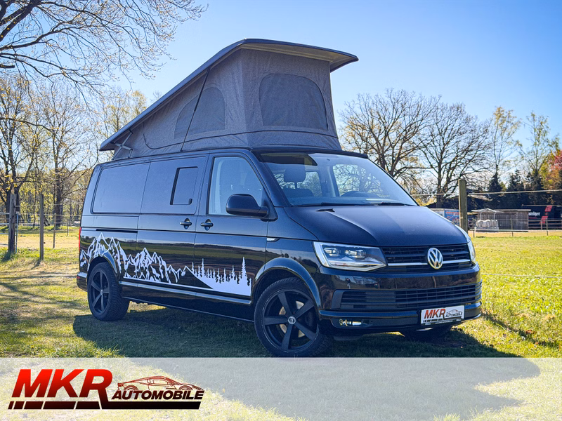 Volkswagen T6 Lang Camper WoMo Caravan Aufstelldach Klima Küche AHK