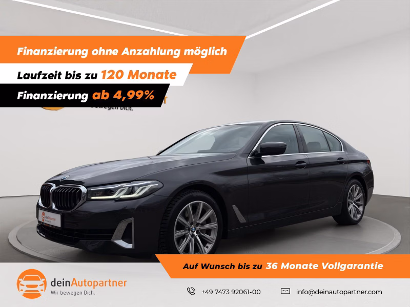 BMW 520 d Luxury Line LEDER/NAVI/RFK/DAB/HuD/LASER