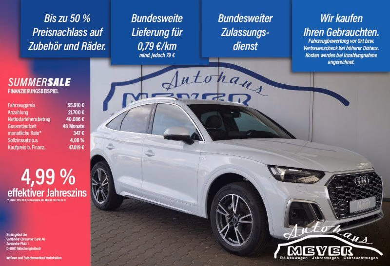 Audi Q5 Sportback S-Line 40TDI 3*J.Gar/Matrix/Navi/Ka