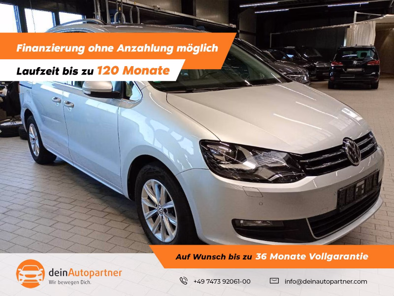 Volkswagen Sharan Comfortline DSG 7 Sitzer Pano Dach Navi Rfk