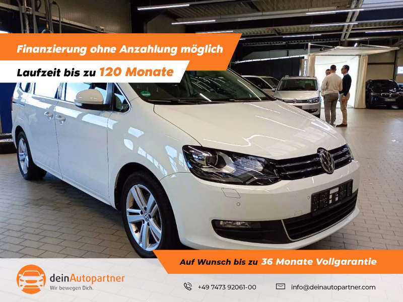 Volkswagen Sharan 1.4 TSI 7 Sitze AHK Navi Rfk StandHzg.