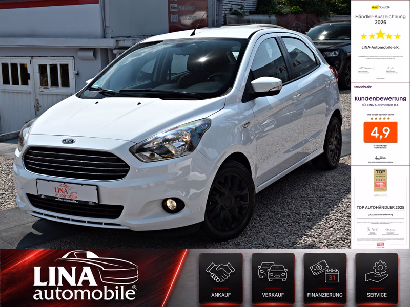 Ford Ka+ 1.2 TÜV NEU KLIMA BLUETOOTH Servo