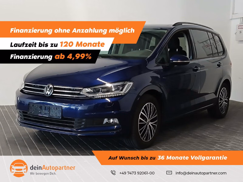 Volkswagen Touran Comf. 1,5 TSI EASY OPEN LED/LEDER/AHK/STHZ/PANO/VIRTUAL COCKPIT