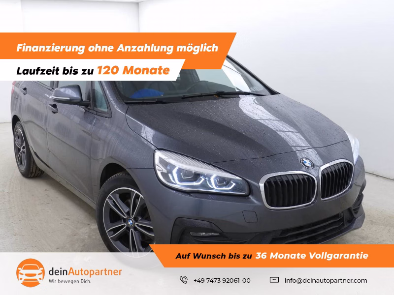 BMW 218i Active Tourer Steptronic LED NAVI LEDER PDC Tempomat