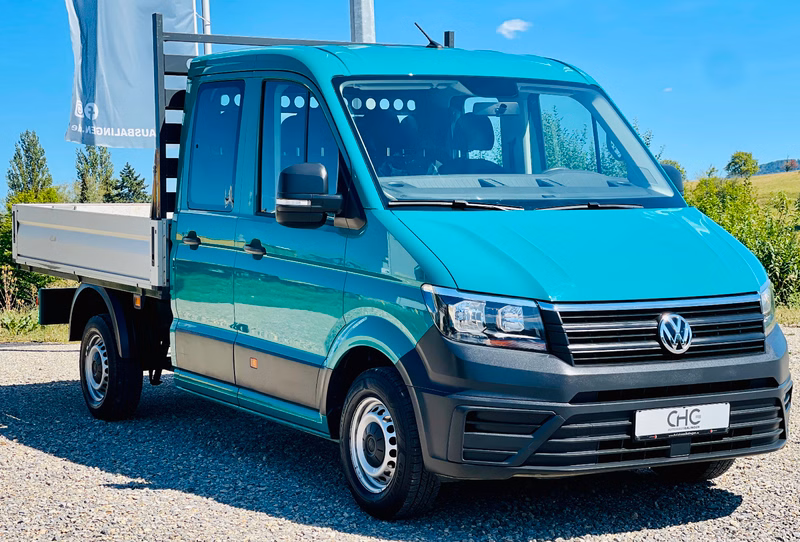 Volkswagen Crafter Pritsche 35 DOKA mittellang FWD 7-Sitzer