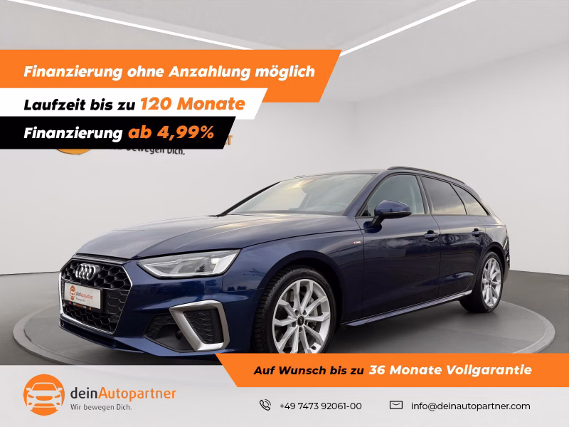 Audi A4 Avant 45 TFSI quattro S line LED/LEDER/AHK/ACC/SIDE/LANE/VIRTUAL COCKPIT