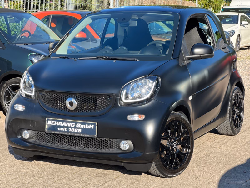 Smart ForTwo*TURBO*NAVI*PANORAMA*ORIGINAL-MATTSCHWARZ*