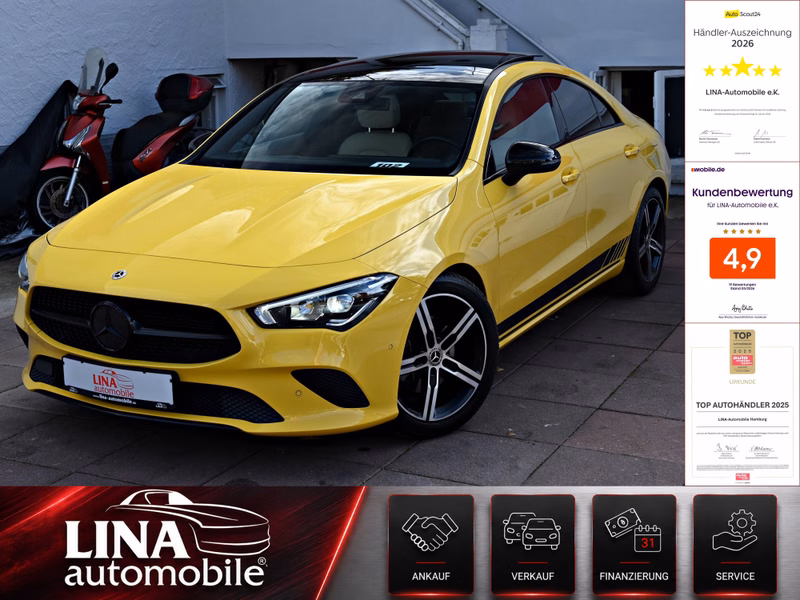 Mercedes-Benz CLA 200 Night-Paket MB100 PANO WIDESCREEN Kamera