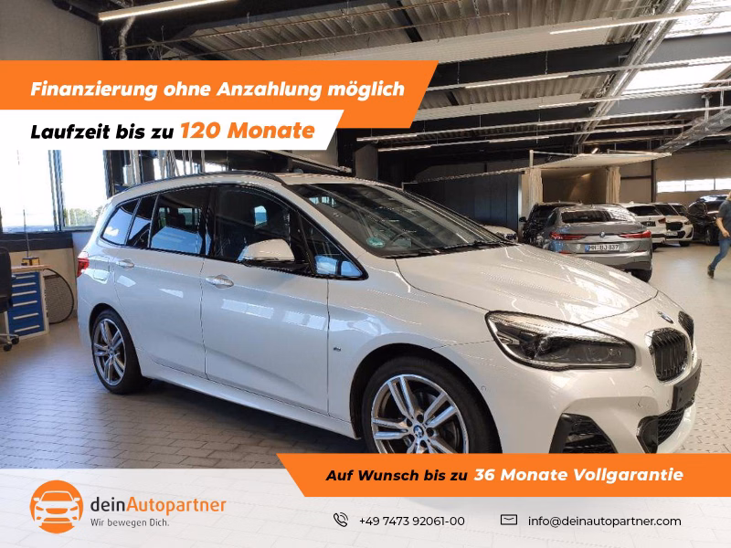BMW 218i GT M Sport 7 Sitzer Leder AHK Rfk Navi
