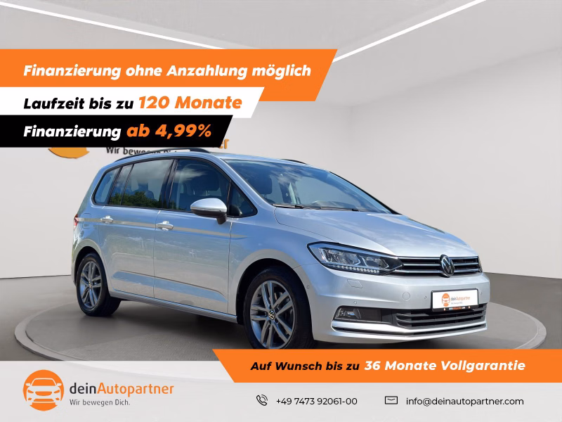 Volkswagen Touran Comf. EASY OPEN LED/LEDER/STHZ/AHK/SIDE/LANE/VIRTUAL COCKPIT