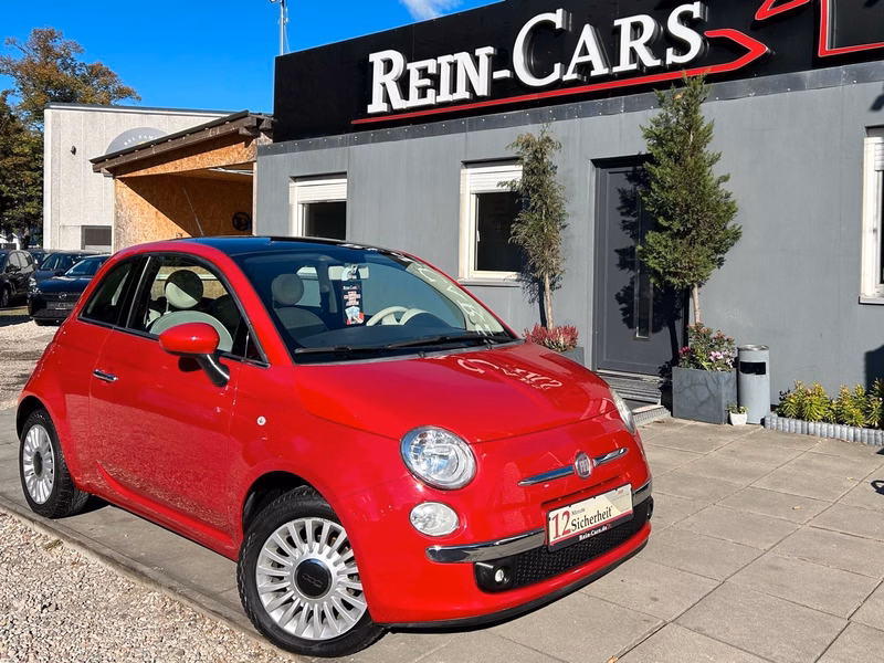Fiat 500 Lounge 1.2/58TKM//PANO/KLIMA/MFL/ALLWETTER/