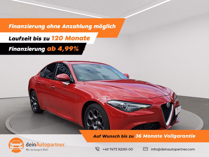 Alfa Romeo Giulia 2.0 Turbo Super /NAVI/BI-XENON/KLIMA/LEDER/LANE/KEYLESS/PDC/DAB/