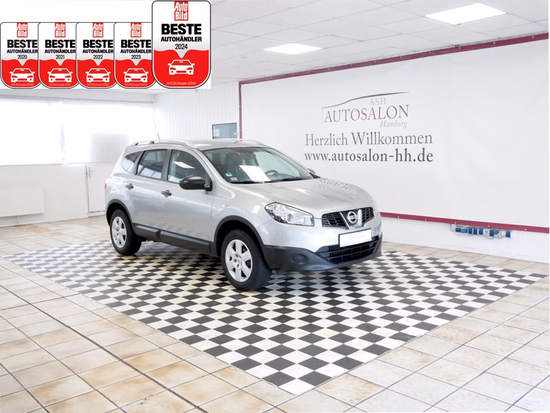 Nissan Qashqai+2 Visia*1Vorb Rentner*7Sitze*AHK*Reifen NEU