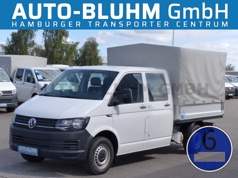 Volkswagen T6 2.0 TDI Doka Plane + Klima Standhzg 6-Sitze AHK