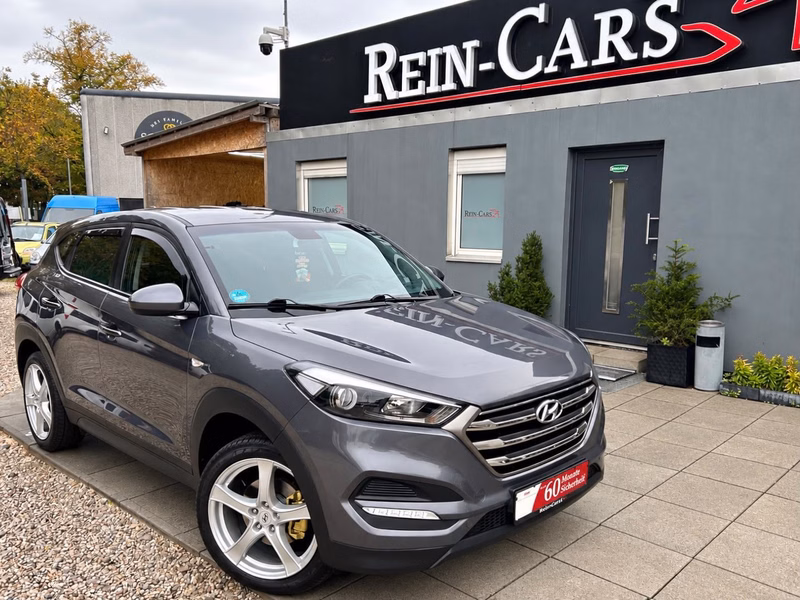 Hyundai TUCSON blue Classic 1.6 2WD/80TKM/II.HD/NAVI/MFL