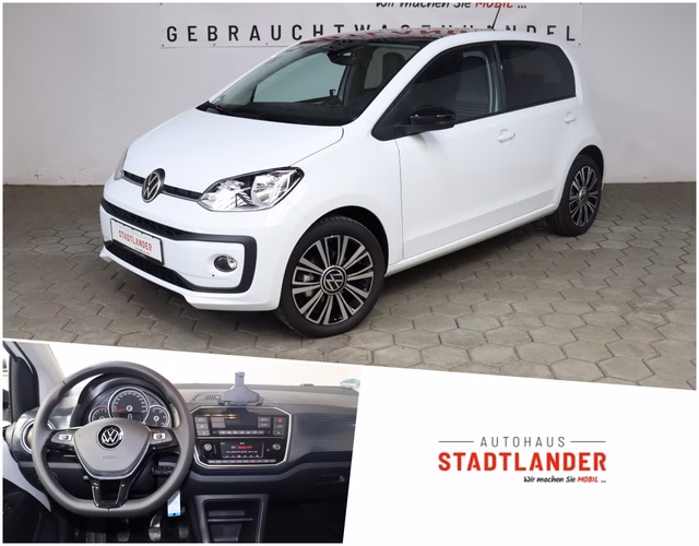 Volkswagen up! Black Style AKTION BIS 01.09. / Klima / Sitzheizung / DAB Jahreswagen Kaufen | EZ 04/2023 | Preis 14.990 €
