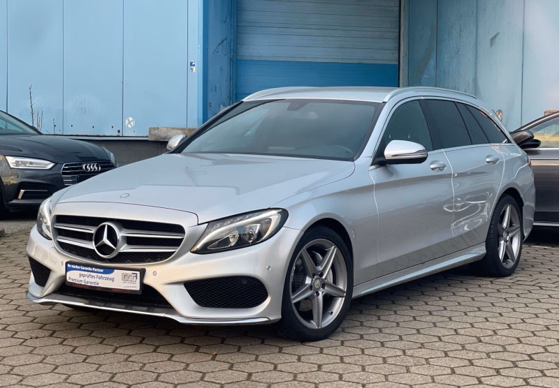 Mercedes-Benz C 180d T BlueTec AMG-LINE*AHK*LED*NAVI*LEDER*F1*