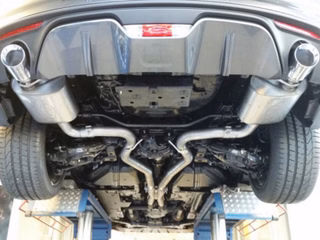 Ford Racing Sport Auspuffanlage (Ohne TÜV) Art.Nr.  NPMFRS